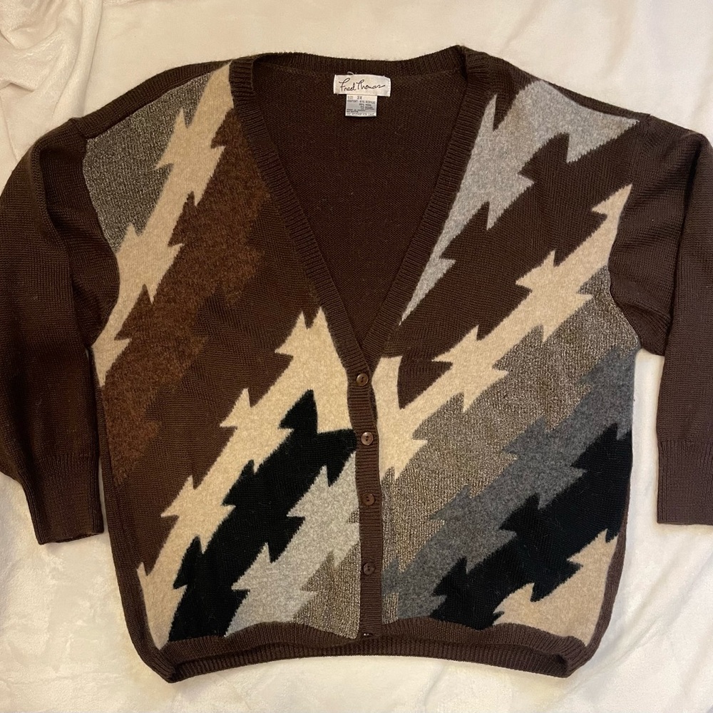 Fred Thomas vintage wool cardigan